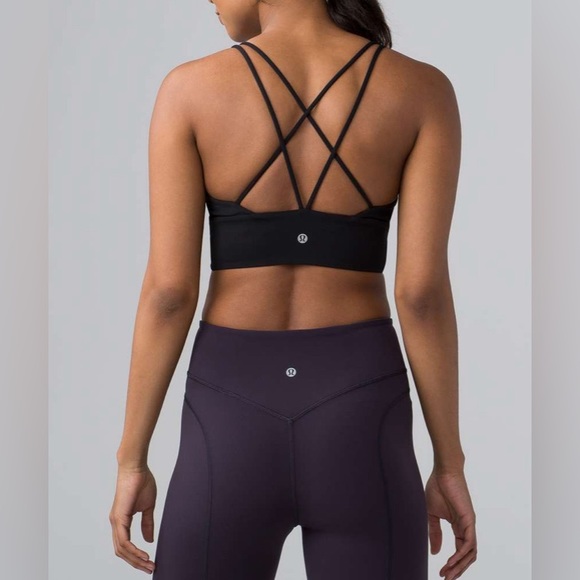 Lululemon Pushing Limits Bra- Black/ Size 4 - Picture 2 of 10